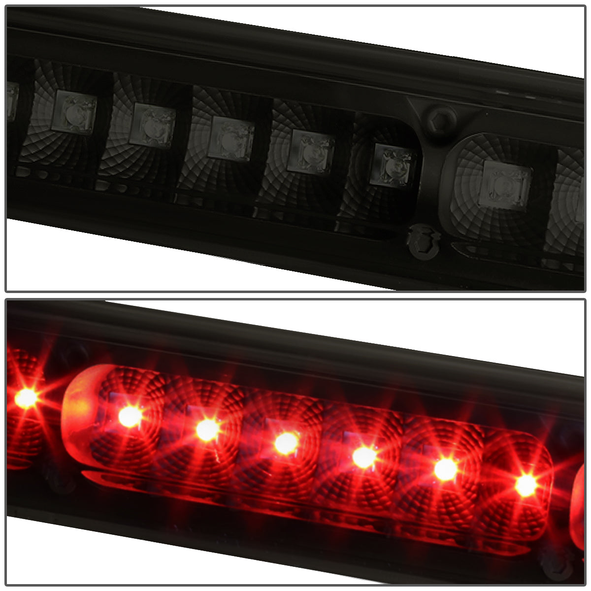 LUZ DE FRENO 97-03 FORD F-150 / 2004 F-150 HERITAGE / 97-99 F-250 - LED - BLACK / SMOKE