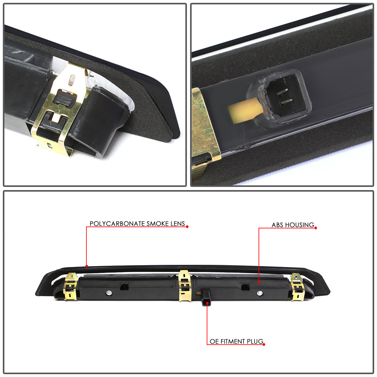 LUZ DE FRENO 13-18 FORD ESCAPE - LED - SMOKE