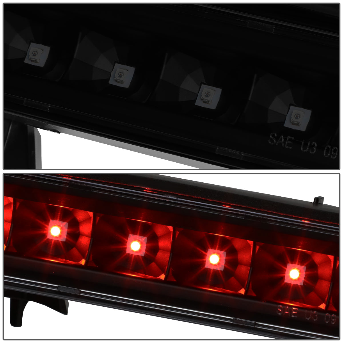 LUZ DE FRENO 12-18 FORD FLEX - LED - BLACK / SMOKE