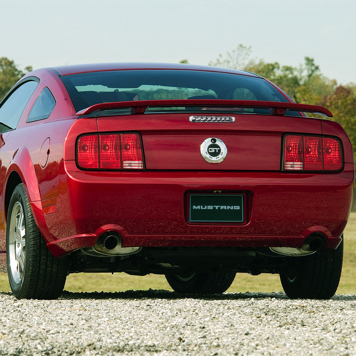 LUZ DE FRENO 05-09 FORD MUSTANG - LED - CHROME