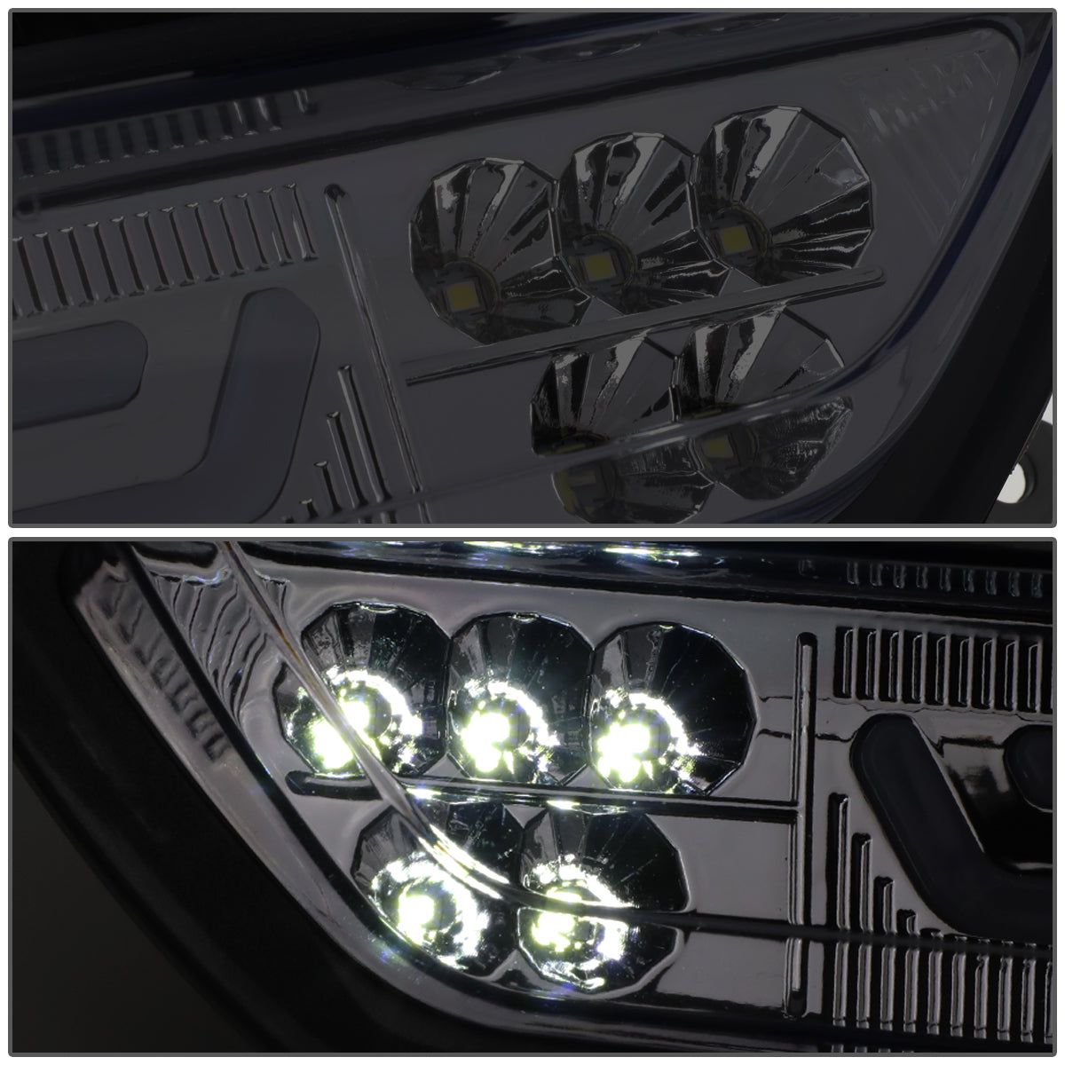 LUZ DE FRENO 15-18 FORD MUSTANG - REQUIRES WIRING INTO EXISTING REVERSE / TAIL LIGHTS - 3D - LED - CHROME