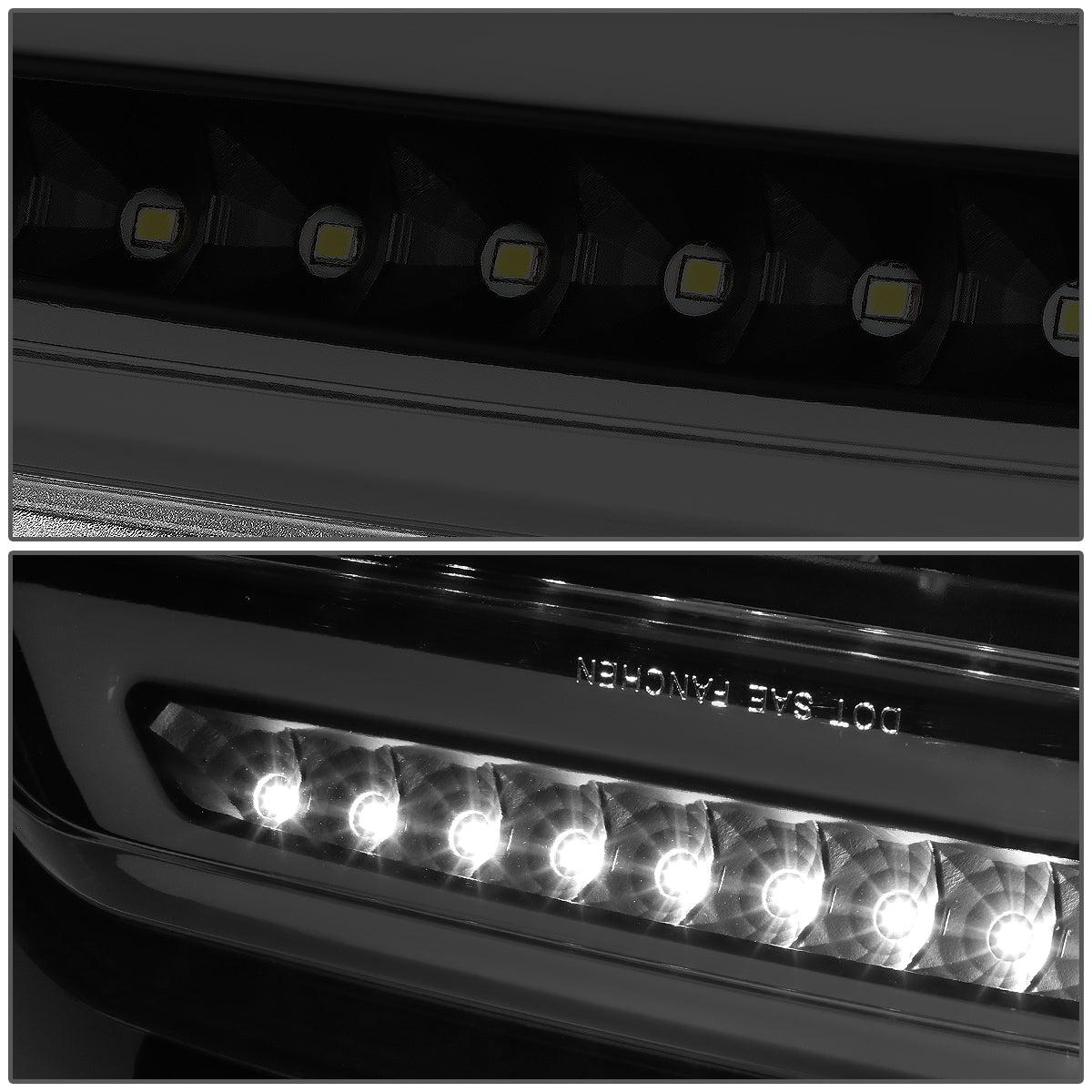 LUZ DE FRENO 15-18 FORD MUSTANG - REQUIRES WIRING INTO EXISTING REVERSE / TAIL LIGHTS - LED - BLACK / SMOKE