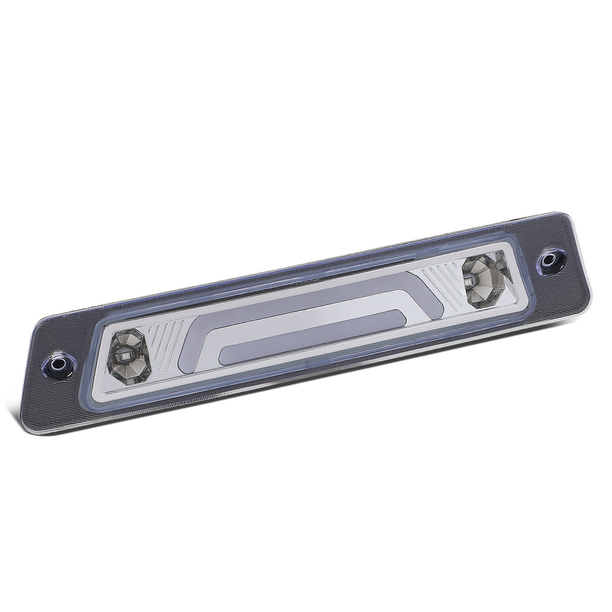 LUZ DE FRENO 87-93 FORD MUSTANG LX - FITS HATCHBACK MODELS WITH OEM SPOILER - PLUGS INTO FACTORY BULB SOCKET - 3D - LED - CHROME