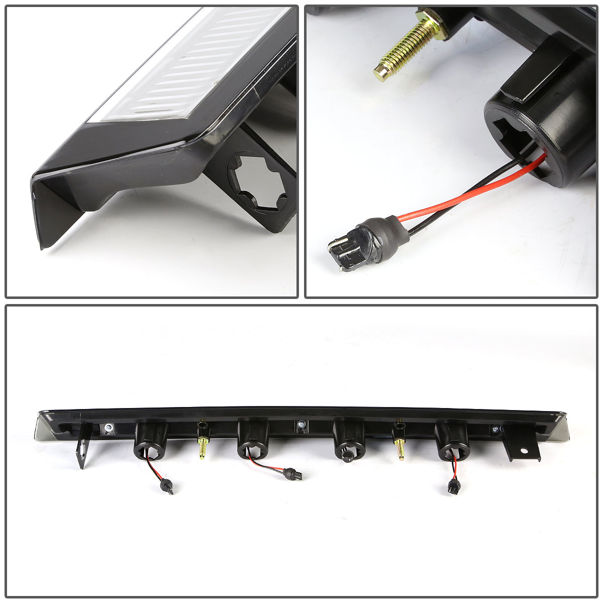 LUZ DE FRENO 99-04 FORD MUSTANG - DOES NOT FIT COBRA MODEL - LED - CHROME