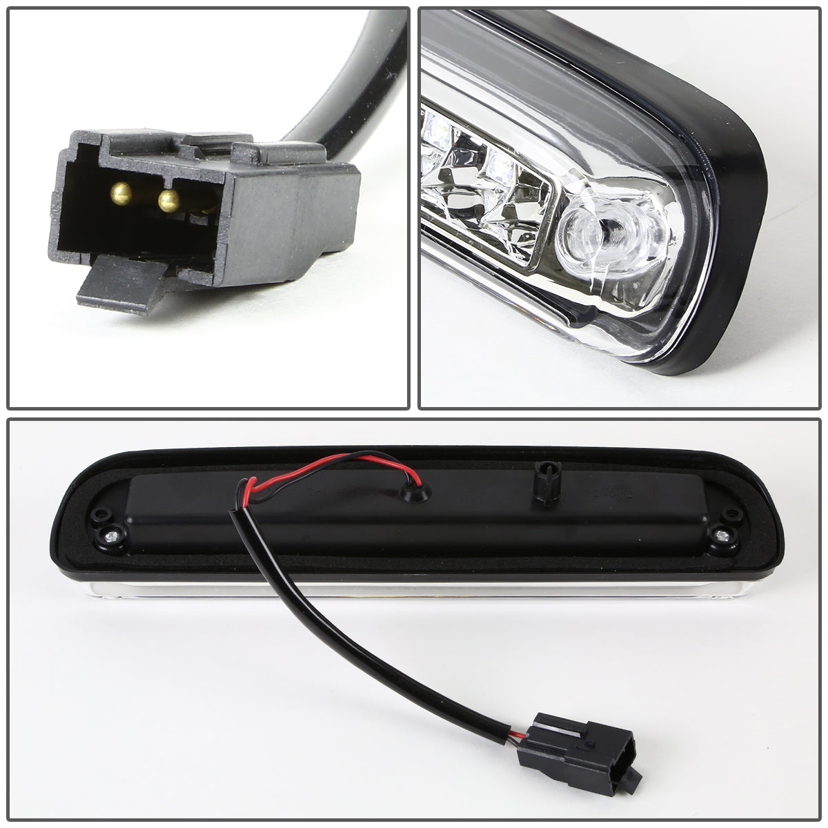 LUZ DE FRENO 93-11 FORD RANGER / 99-16 FORD F-250, F-350, F-450, F-550 SUPER DUTY / 95-03 MAZDA B2300, B3000, B4000 - LED - CHROME