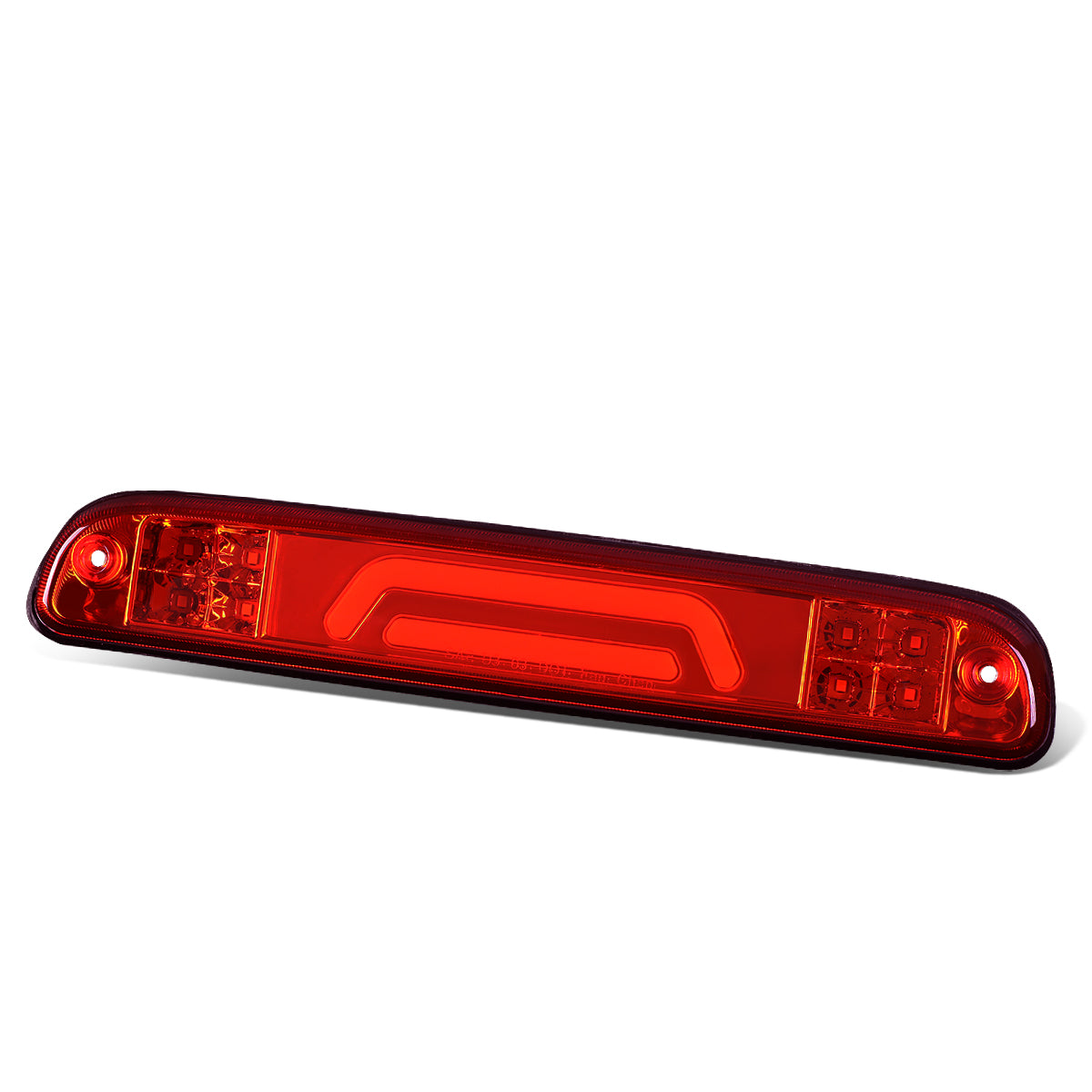 LUZ DE FRENO 93-11 FORD RANGER / 99-16 FORD F-250, F-350, F-450, F-550 SUPER DUTY / 95-03 MAZDA B2300, B3000, B4000 - 3D - LED - RED