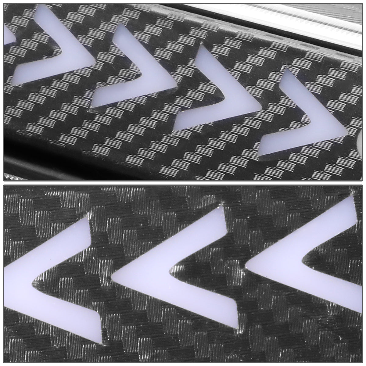 LUZ DE FRENO 94-10 MAZDA B2300, B2500, B3000, B4000 / 93-11 FORD RANGER / 01-05 FORD EXPLORER SPORT TRAC / 99-16 FORD F-250SD, F-350SD, F-450SD, F-550SD - 3D - SEQUENTIAL ARROW LED - BLACK