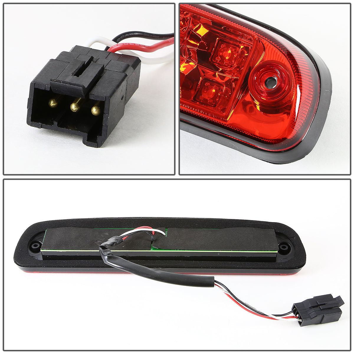 LUZ DE FRENO 93-11 FORD RANGER / 99-16 FORD F-250, F-350, F-450, F-550 SUPER DUTY / 95-03 MAZDA B2300, B2500, B3000, B4000 - LED - RED