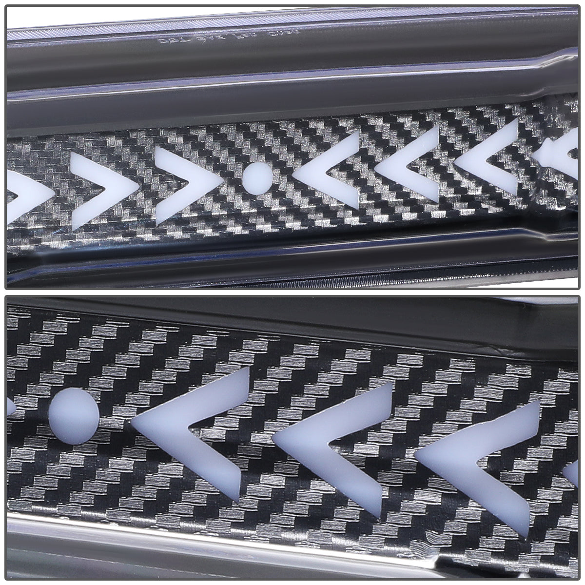 LUZ DE FRENO 07-13 CHEVY SILVERADO 1500, 1500HD, GMC SIERRA 1500, 1500HD / 07-14 SILVERADO 2500, 3500, HD MODELS, GMC SIERRA 2500, 3500, HD MODELS / 09-10 HUMMER H3T - 3D - LED - SEQUENTIAL ARROW LED - BLACK