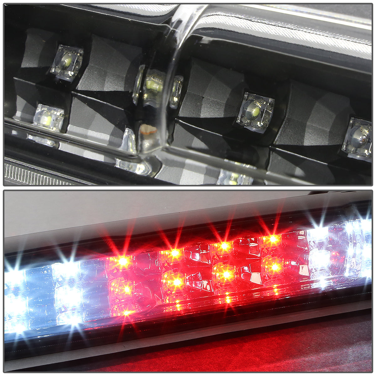 LUZ DE FRENO 07-13 CHEVY SILVERADO 1500, 1500HD, GMC SIERRA 1500, 1500HD / 07-14 SILVERADO 2500, 3500, HD MODELS, SIERRA 2500, 3500, HD MODELS / 09-10 HUMMER H3T - LED - BLACK