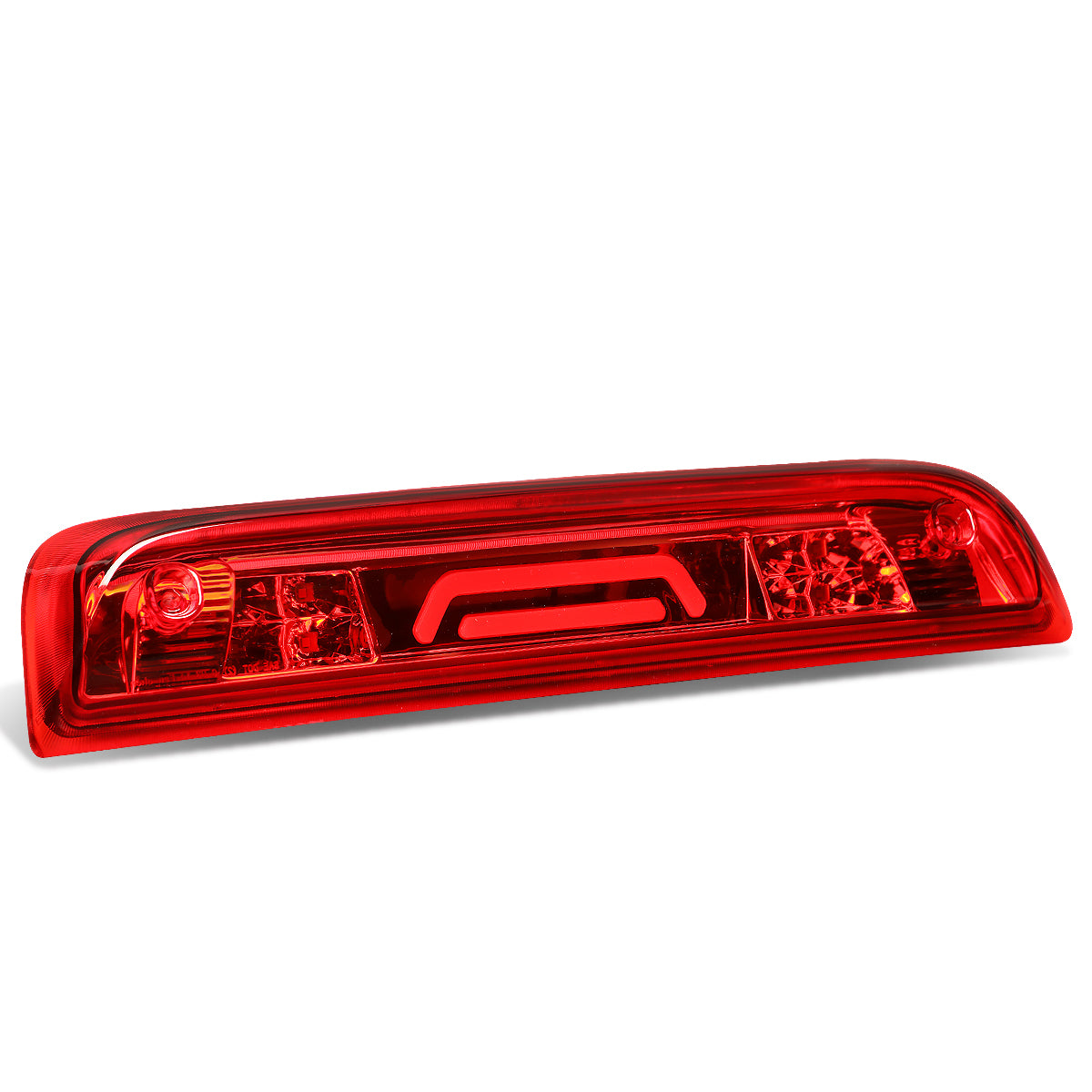 LUZ DE FRENO 14-20 CHEVY SILVERADO 1500, GMC SIERRA 1500 / 15-20 SILVERADO 2500HD, 3500HD, SIERRA 2500HD, 3500HD / 2019 GMC SIERRA 1500 LIMITED - FITS MODELS WITH CARGO LIGHT - 3D - LED - RED