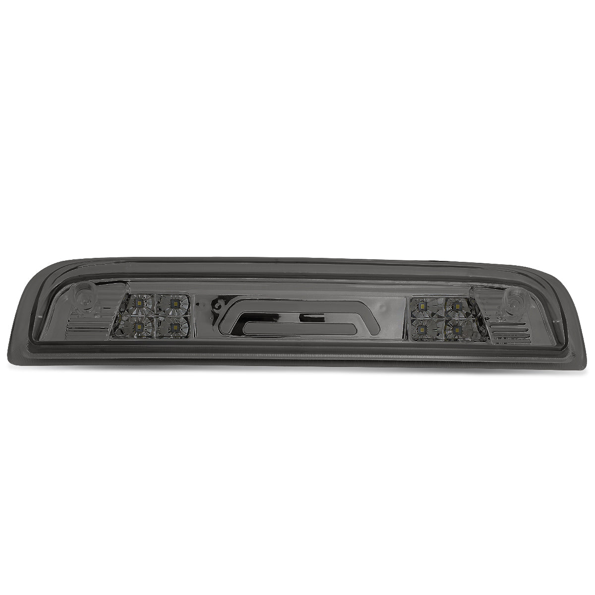 LUZ DE FRENO 14-20 CHEVY SILVERADO 1500, GMC SIERRA 1500 / 15-20 SILVERADO 2500HD, 3500HD, SIERRA 2500HD, 3500HD / 2019 GMC SIERRA 1500 LIMITED - FITS MODELS WITH CARGO LIGHT - 3D - LED - SMOKE