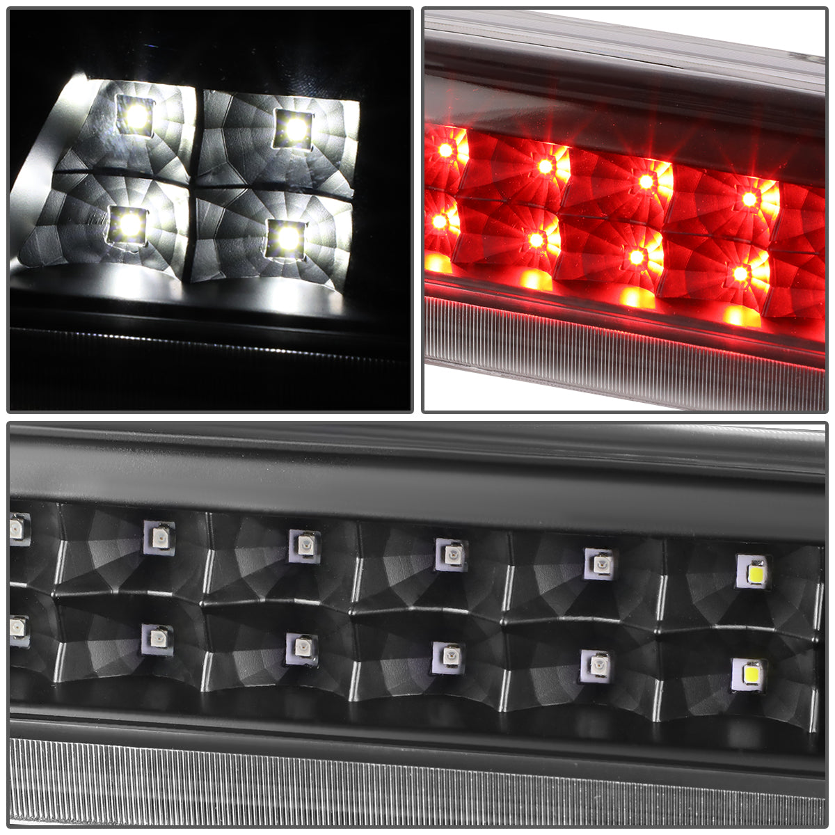 LUZ DE FRENO 14-20 CHEVY SILVERADO 1500, GMC SIERRA 1500 / 15-20 SILVERADO 2500HD, 3500HD, SIERRA 2500HD, 3500HD / 2019 SIERRA 1500 LIMITED - FITS MODELS WITH CARGO LIGHT - LED - BLACK