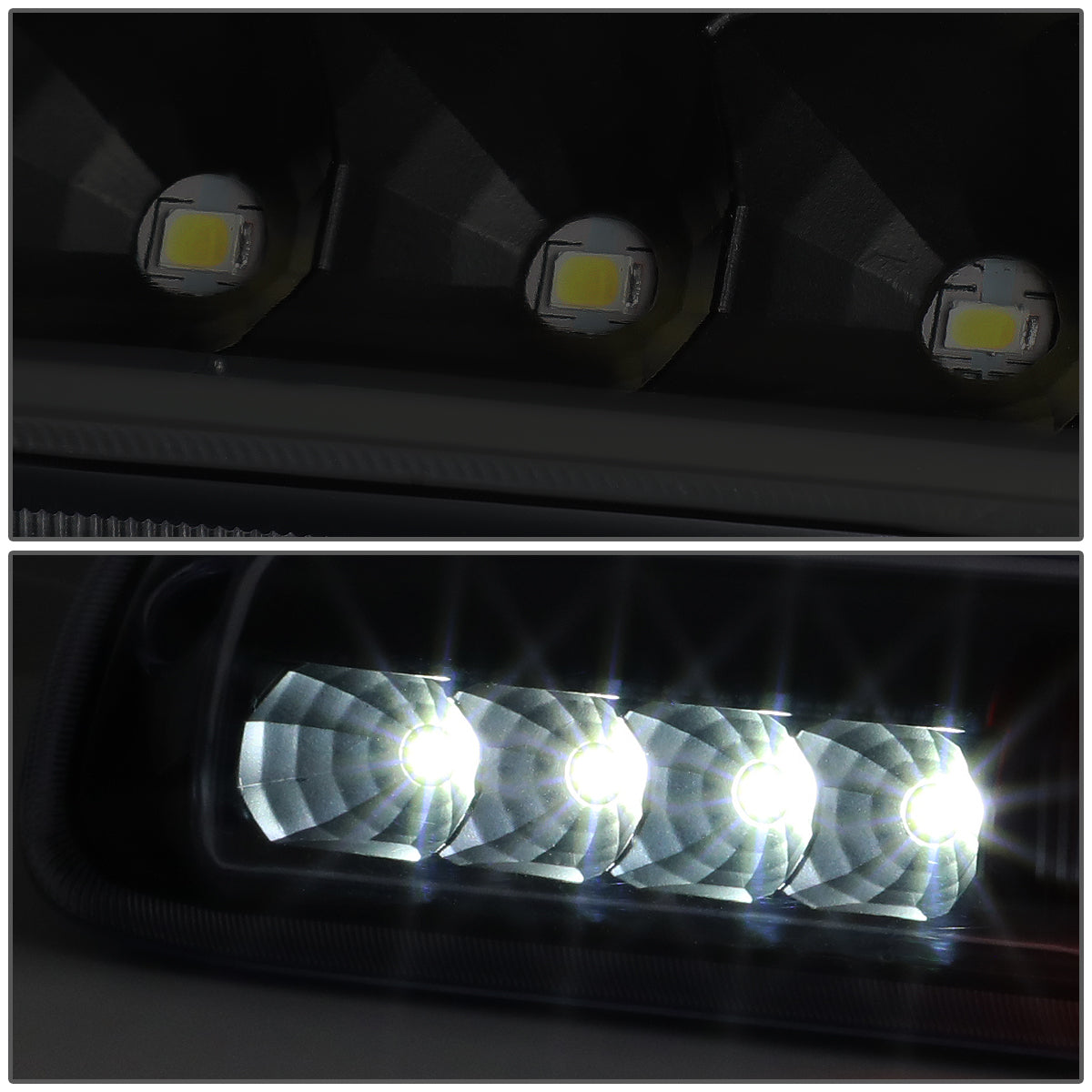 LUZ DE FRENO 99-06 CHEVY SILVERADO 1500, 2500, 3500, HD MODELS, GMC SIERRA 1500, 2500, 3500, HD MODELS / 2007 SILVERADO 1500, 2500, 3500, HD MODELS CLASSIC, SIERRA 1500, 2500, 3500 , HD MODELS CLASSIC - 3D - LED - BLACK / SMOKE