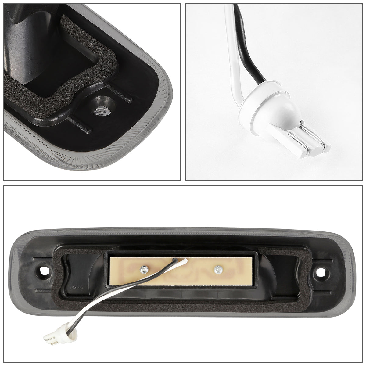 LUZ DE FRENO 97-01 JEEP CHEROKEE - LED - BLACK / SMOKE