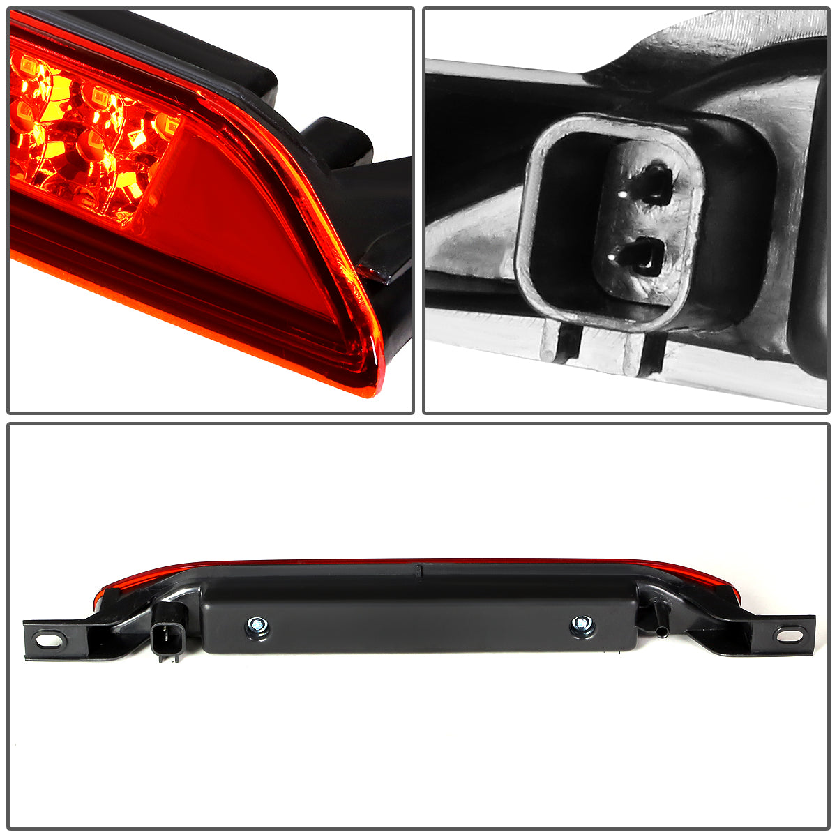 LUZ DE FRENO 07-12 DODGE CALIBER / 11-20 DURANGO / 07-16 JEEP COMPASS / 11-21 GRAND CHEROKEE - LED - RED