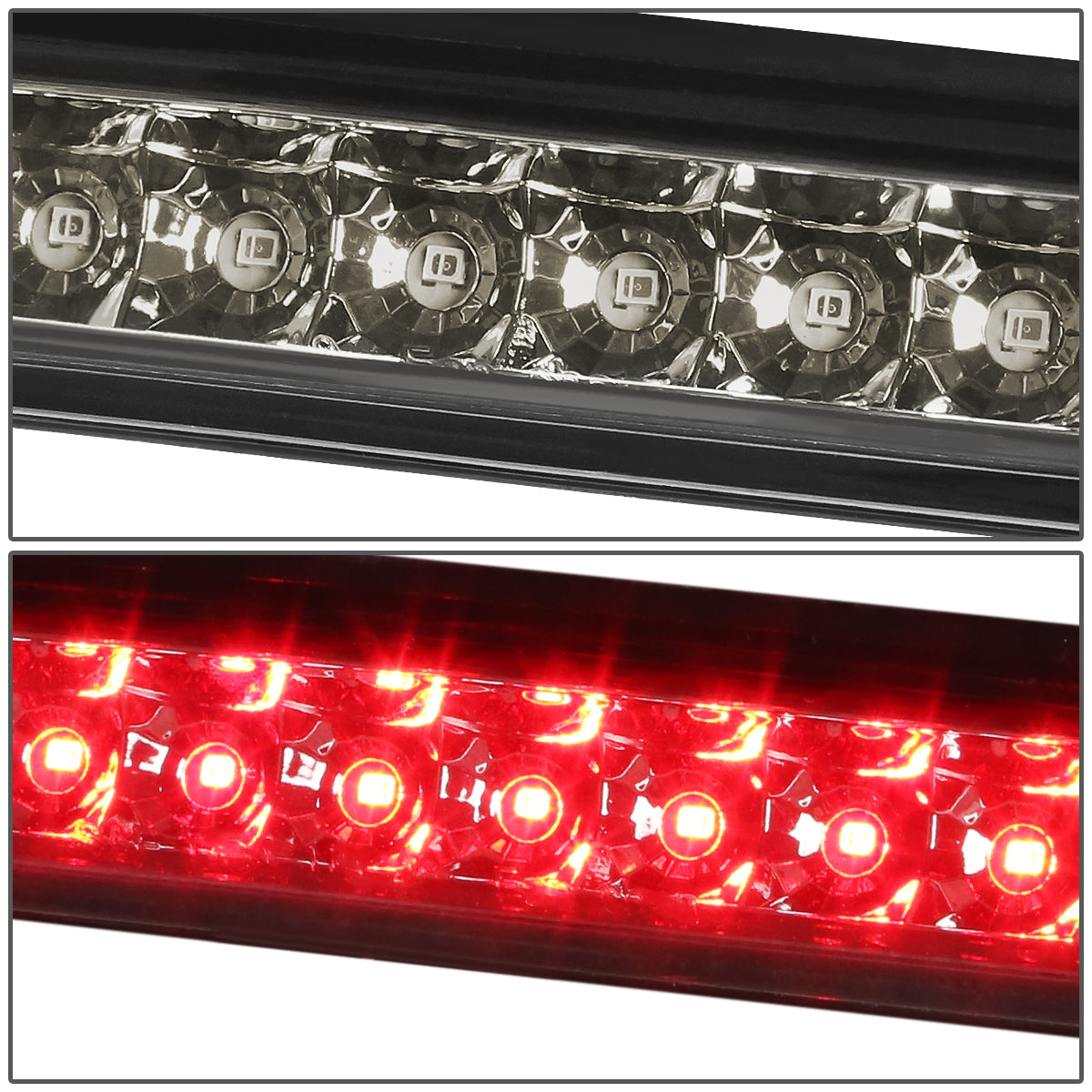 LUZ DE FRENO 07-12 DODGE CALIBER / 11-20 DURANGO / 07-16 JEEP COMPASS / 11-21 GRAND CHEROKEE - LED - SMOKE