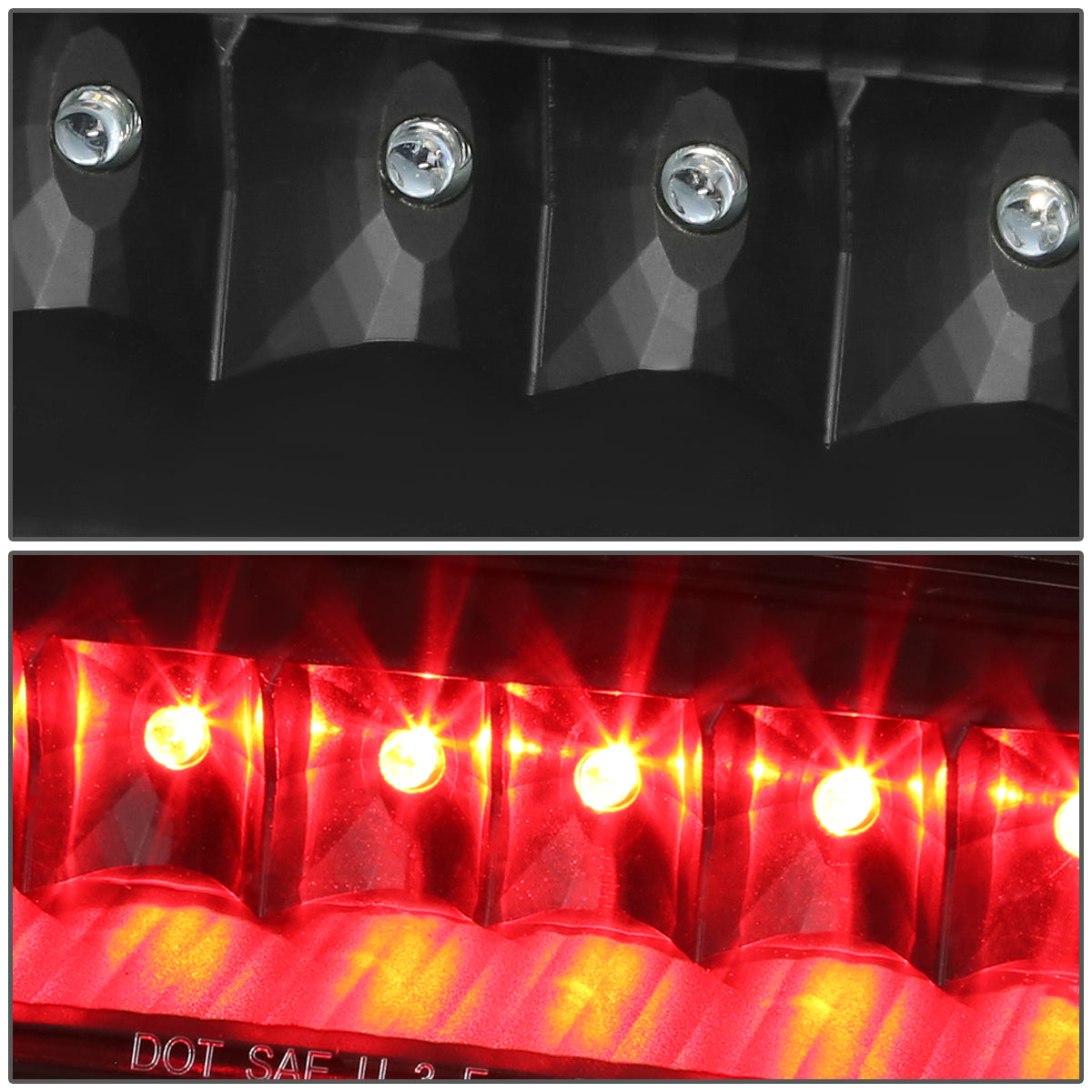 LUZ DE FRENO 02-07 JEEP LIBERTY - LED - BLACK