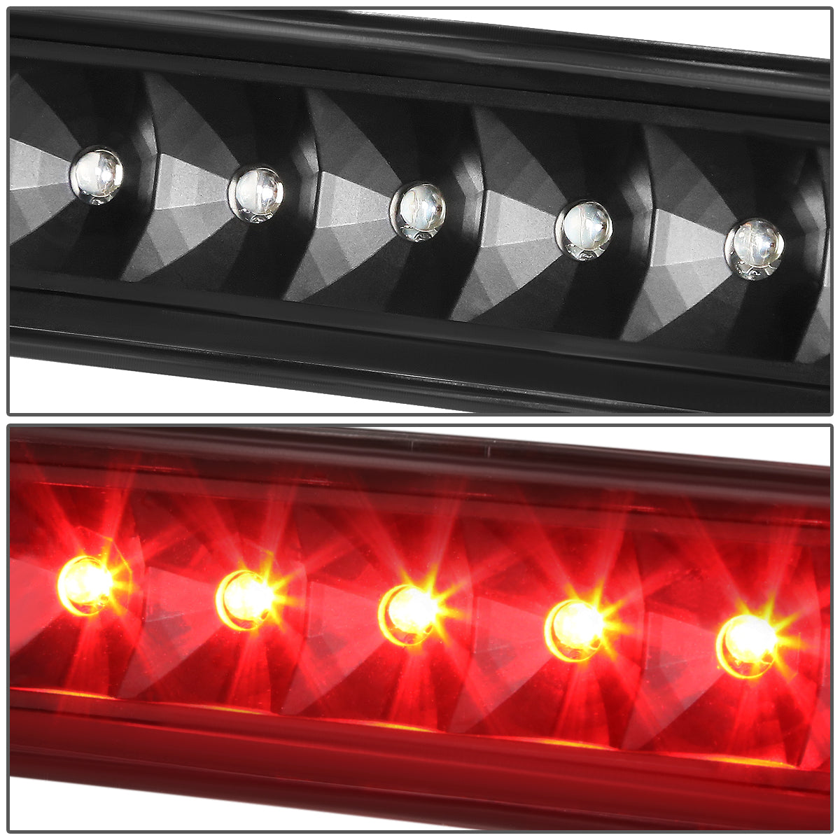 LUZ DE FRENO 97-06 JEEP WRANGLER - DOES NOT FIT MODELS WITH OFFROAD PACKAGE - LED - BLACK