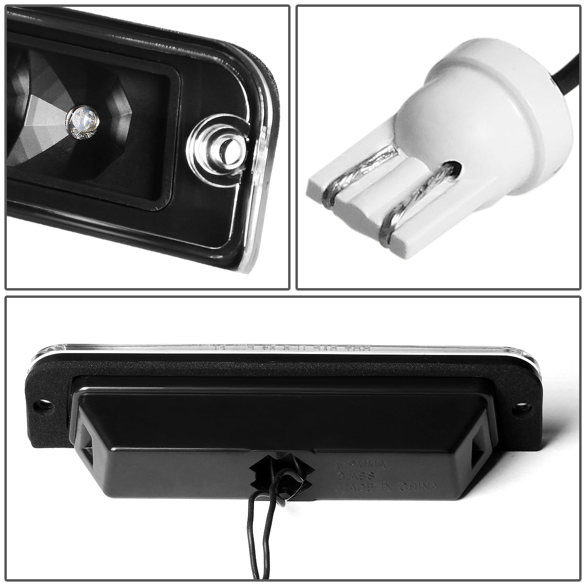 LUZ DE FRENO 97-06 JEEP WRANGLER - DOES NOT FIT MODELS WITH OFFROAD PACKAGE - LED - BLACK