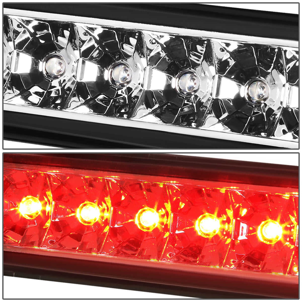 LUZ DE FRENO 97-06 JEEP WRANGLER - DOES NOT FIT MODELS WITH OFFROAD PACKAGE - LED - CHROME