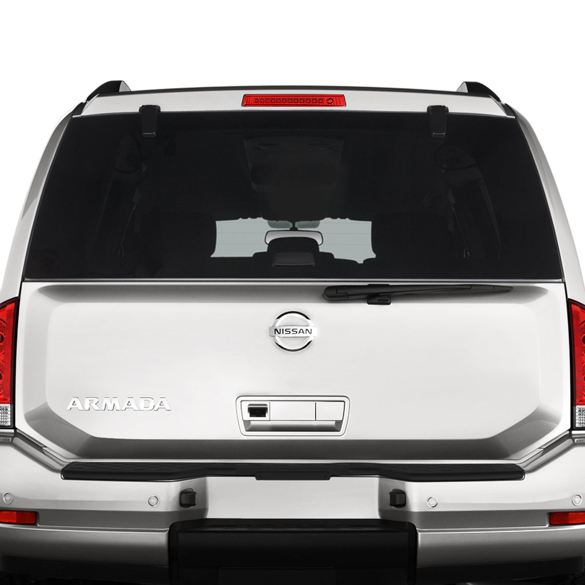 LUZ DE FRENO 05-15 NISSAN ARMADA / 2004 PATHFINDER ARMADA / 04-10 INFINITI QX56 - FITS MODELS WITHOUT CARGO LIGHT - LED - RED