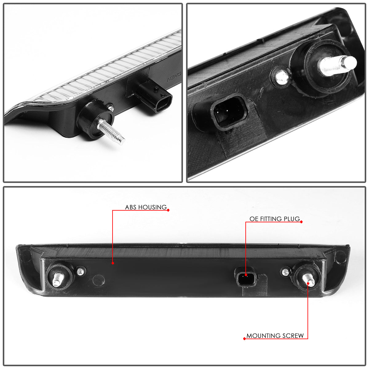 LUZ DE FRENO 14-19 NISSAN ROGUE - LED - CHROME