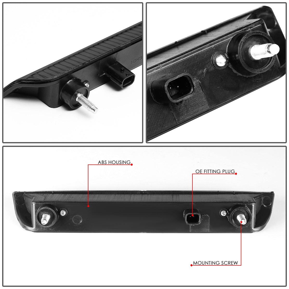 LUZ DE FRENO 14-19 NISSAN ROGUE - LED - SMOKE