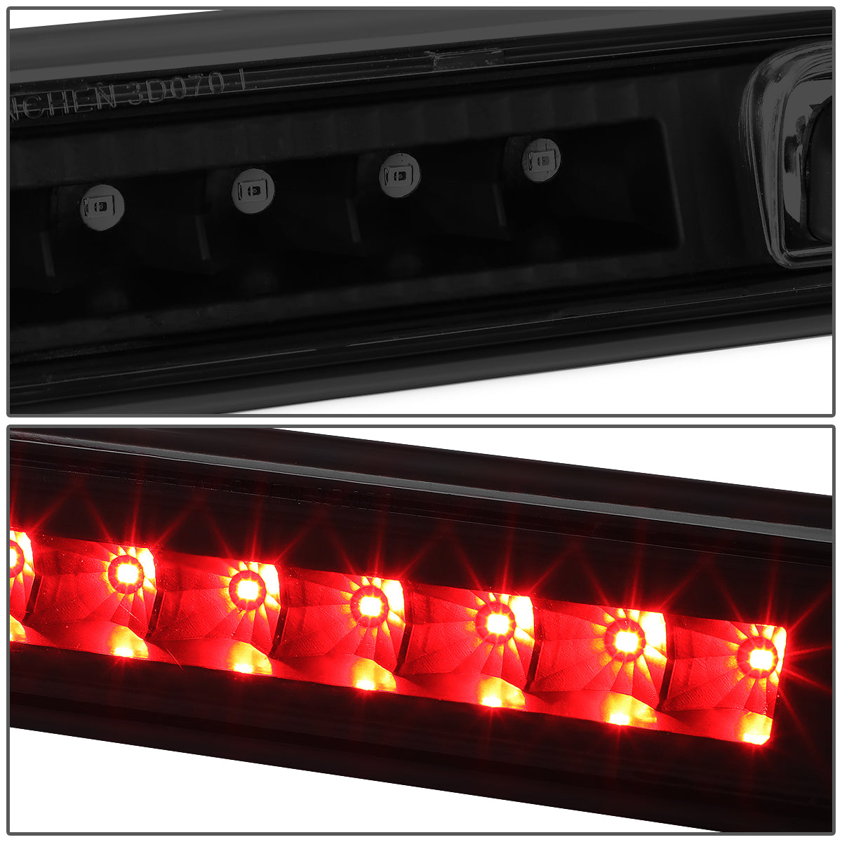 LUZ DE FRENO 07-17 JEEP PATRIOT - LED - BLACK / SMOKE