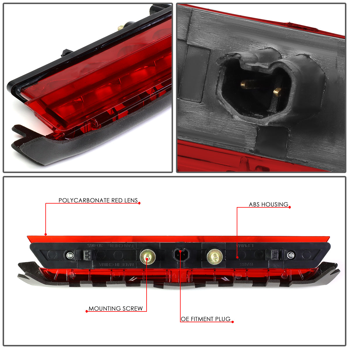 LUZ DE FRENO 11-16 SCION TC - LED - RED