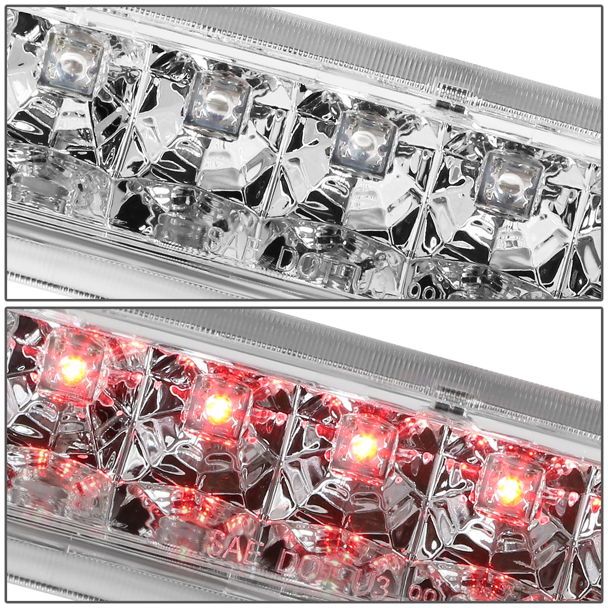 LUZ DE FRENO 01-03 TOYOTA HIGHLANDER - LED - CHROME