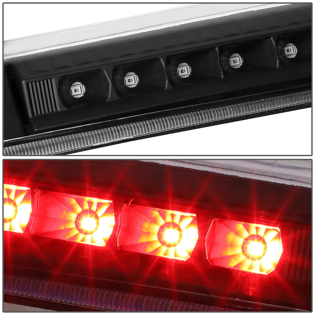 LUZ DE FRENO 98-07 TOYOTA LAND CRUISER - FITS MODELS WITHOUT SPOILER - REQUIRES WIRING TO VEHICHLES EXISTING HARNESS - LED - BLACK