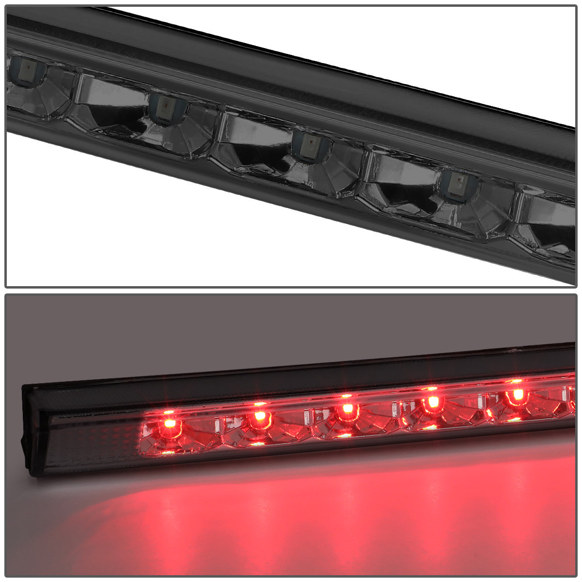 LUZ DE FRENO 98-07 TOYOTA LAND CRUISER - FITS MODELS WITHOUT SPOILER - REQUIRES WIRING TO VEHICHLES EXISTING HARNESS - LED - SMOKE