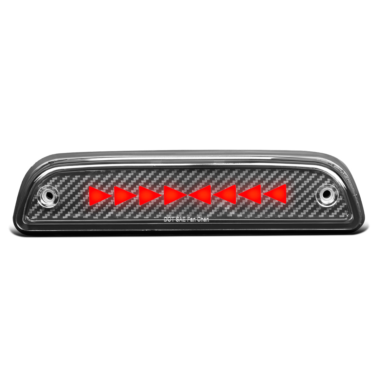LUZ DE FRENO 95-15 TOYOTA TACOMA ALL MODELS / 16-PRESENT TACOMA ACCESS EXTENDED CAB - 3D - SEQUENTIAL TRIANGLE LED - BLACK