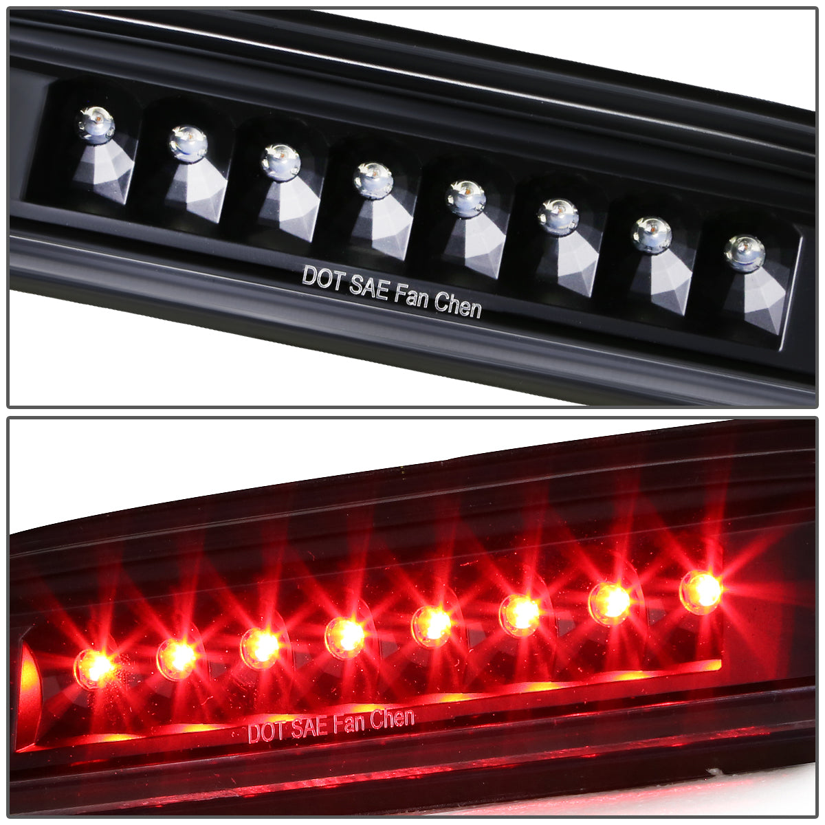 LUZ DE FRENO 95-15 TOYOTA TACOMA ALL MODELS / 16-PRESENT TACOMA ACCESS EXTENDED CAB - LED - BLACK