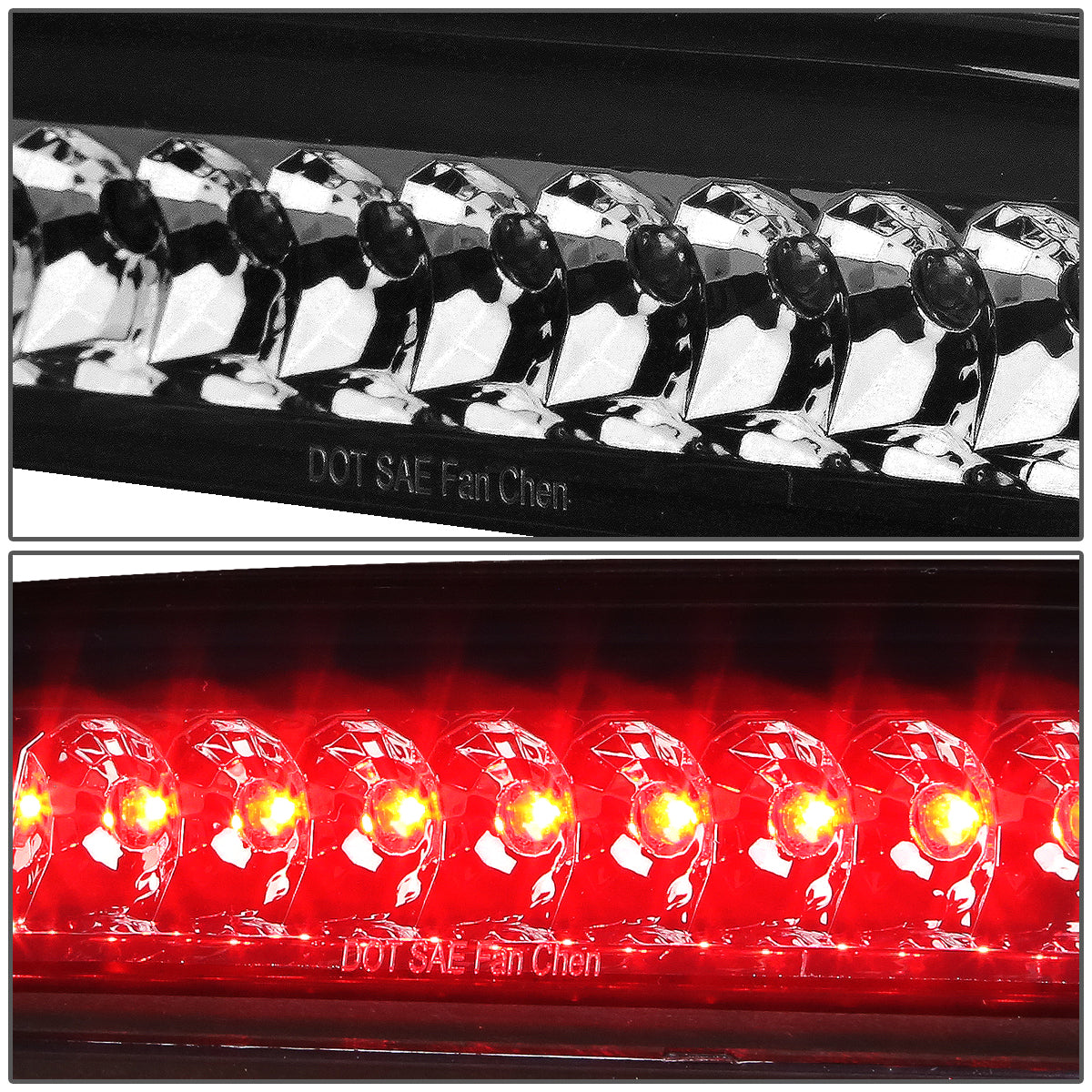 LUZ DE FRENO 95-15 TOYOTA TACOMA ALL MODELS / 16-PRESENT TACOMA ACCESS EXTENDED CAB - LED - SMOKE