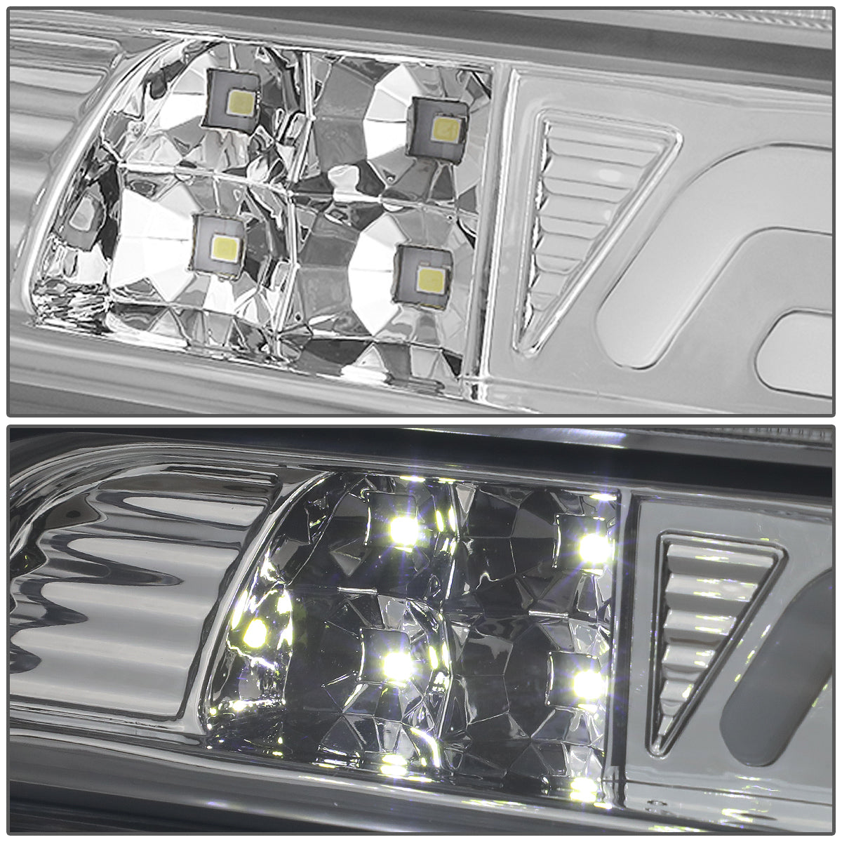 LUZ DE FRENO 07-18 TOYOTA TUNDRA - 3D - LED - CHROME