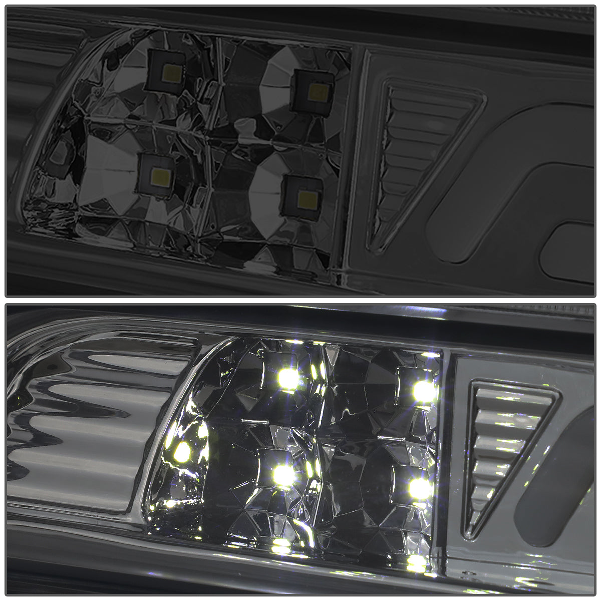 LUZ DE FRENO 07-18 TOYOTA TUNDRA - 3D - LED - SMOKE