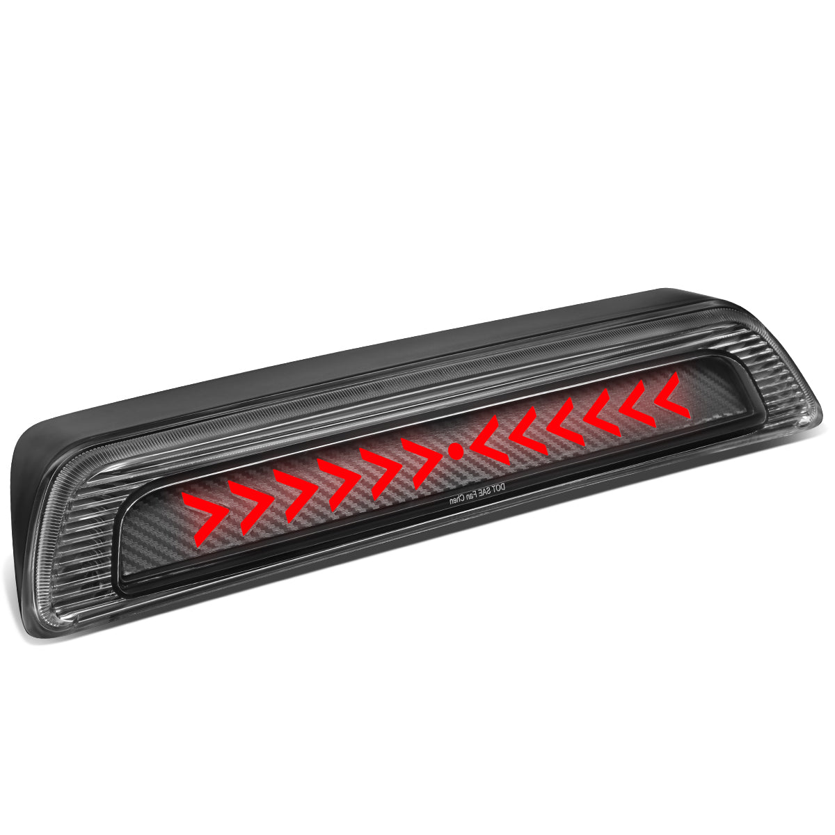 LUZ DE FRENO 07-17 TOYOTA TUNDRA - 3D - SEQUENTIAL ARROW LED - BLACK