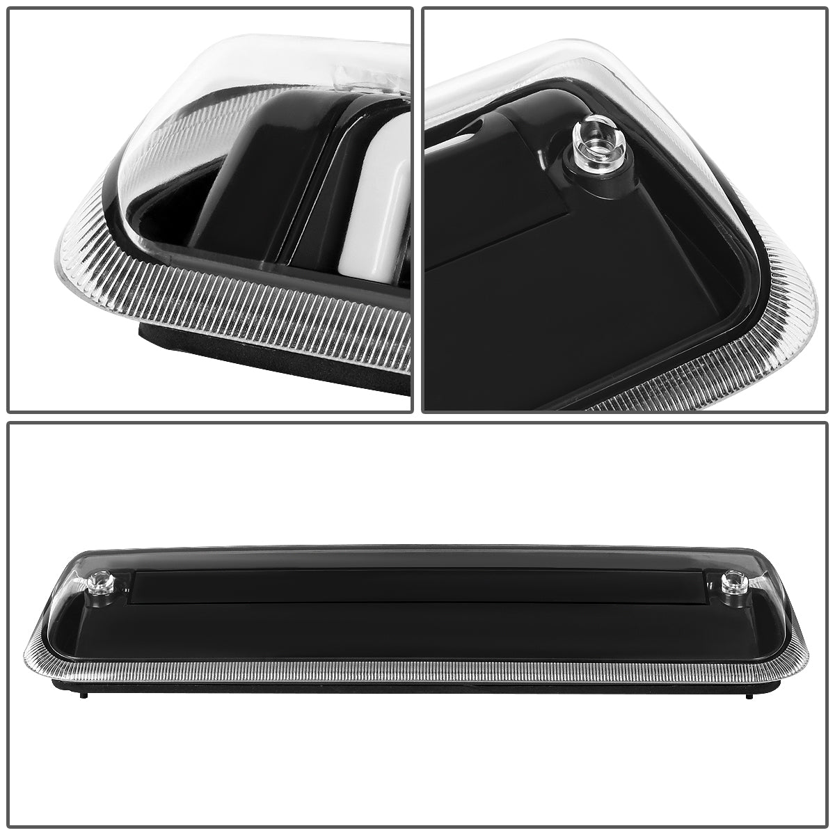 LUZ DE FRENO 3RD BRAKE LIGHT - 07-10 FORD EXPLORER SPORT TRAC / 04-08 F-150, LOBO / 06-08 LINCOLN MARK LT - FITS MODELS WITH CARGO LIGHT ONLY - SEQUENTIAL CHASE LED - CHROME