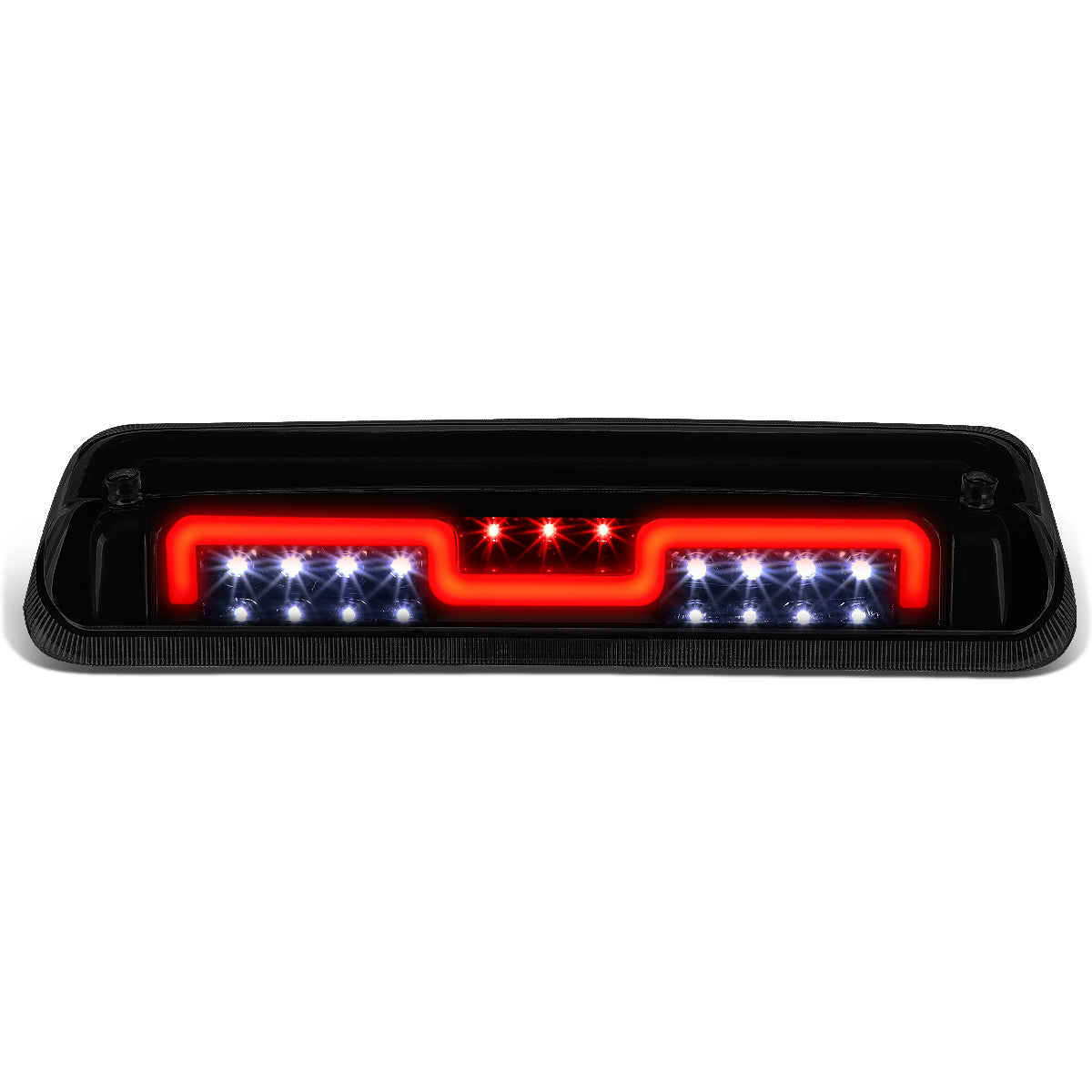 LUZ DE FRENO 3RD BRAKE LIGHT - 07-10 FORD EXPLORER SPORT TRAC / 04-08 F-150, LOBO / 06-08 LINCOLN MARK LT - FITS MODELS WITH CARGO LIGHT ONLY - SEQUENTIAL CHASE LED - SMOKE