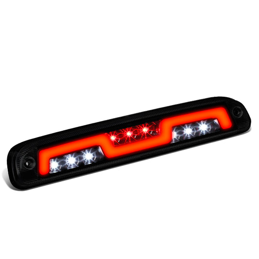 LUZ DE FRENO 3RD BRAKE LIGHT - 93-11 FORD RANGER / 99-16 F-250, F-350 SD, F-450 SD, F-550 SD / 95-03 MAZDA B2300, B2500, B3000, B4000 - FITS MODELS WITH CARGO LIGHTS ONLY - SEQUENTIAL CHASE LED - SMOKE