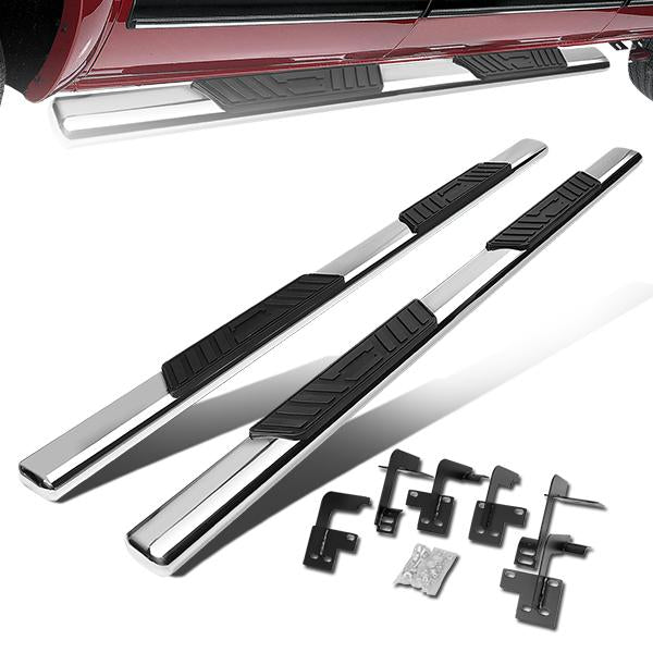 ESTRIBOS 5" - OVAL - STRAIGHT - 19-20 DODGE RAM 1500 - QUAD CAB - SILVER