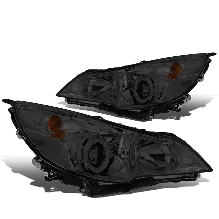 FAROS 10-14 SUBARU OUTBACK, LEGACY - PROJECTOR - 9005 HIGH BEAM / H1 LOW BEAM - SMOKE HOUSING / CLEAR CORNER