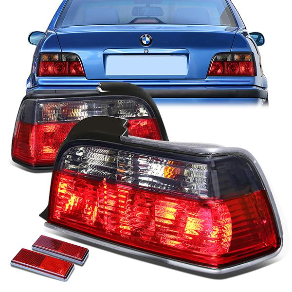 FAROS TRASEROS 92-95 BMW 325I , 325IS / 92-99 BMW 318I , 318IS / 94-99 BMW M3 / 96-99 BMW 328I , 328IS / 98-99 BMW 323I - RED / SMOKE