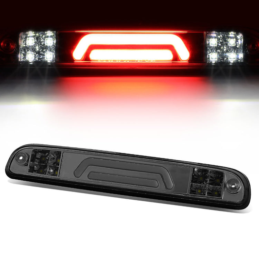 LUZ DE FRENO 93-11 FORD RANGER / 99-16 FORD F-250, F-350, F-450, F-550 SUPER DUTY / 95-03 MAZDA B2300, B3000, B4000 - 3D - LED - SMOKE