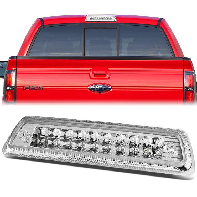 LUZ DE FRENO 09-14 FORD F-150 / 10-14 LINCOLN MARK LT - DOES NOT FIT SVT RAPTOR, MODELS WITH HILL DESCENT CONTROL - LED - CHROME