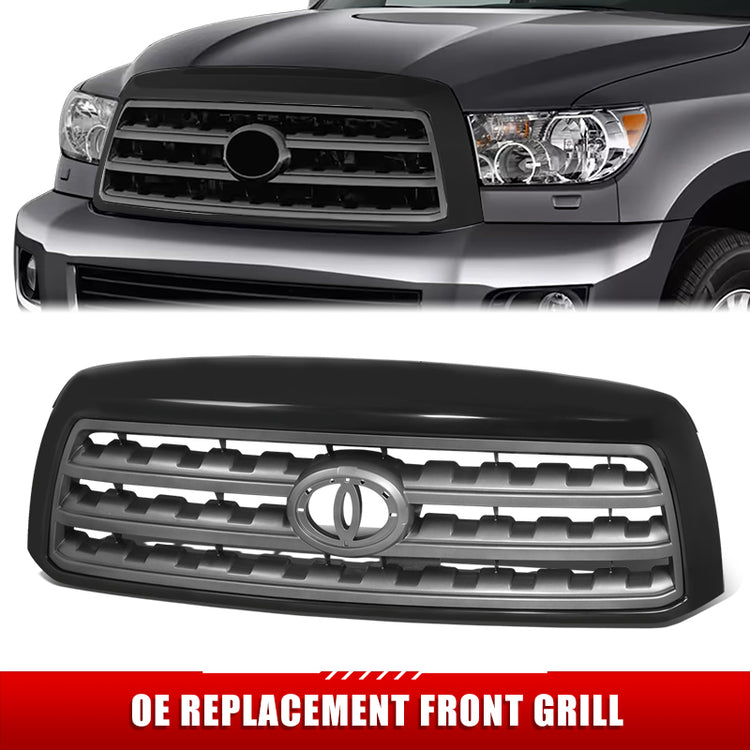 PARRILLA GRILLE - TY SQOIA 08-17/18-21/ GRILLE ASS'Y/ BLACK/GRAY/ W/SPORT PKG (SR5)//PARTS.NO,TO1200330//OEM NO,531000C210C0