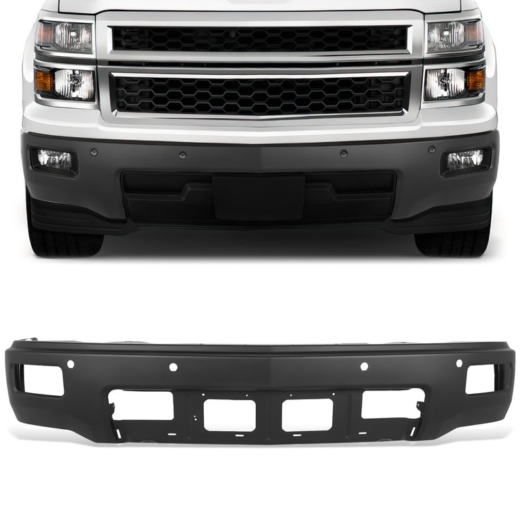 DEFENSA 14-15 CHEVROLET SILVERADO 1500 - FITS MODELS WITH FOG LAMPS & PARKING AID SENSORS - BLACK