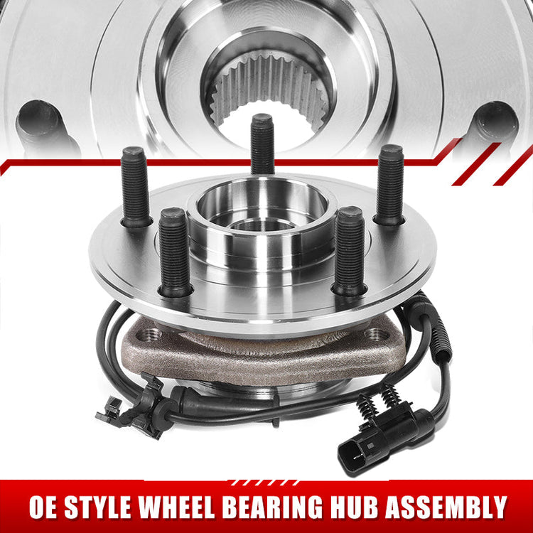 MASA DE RUEDA WHEEL HUBS & BEARINGS - JEEP WRANGLER 2007-2017 / JEEP WRANGLER JK 2018 / WITH DANA 30, 44 FRONT AXLES32 SPLINES